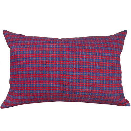 Red & Blue Plaid Cushions