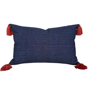 Songjiang Cushions, Blue With Rust ...