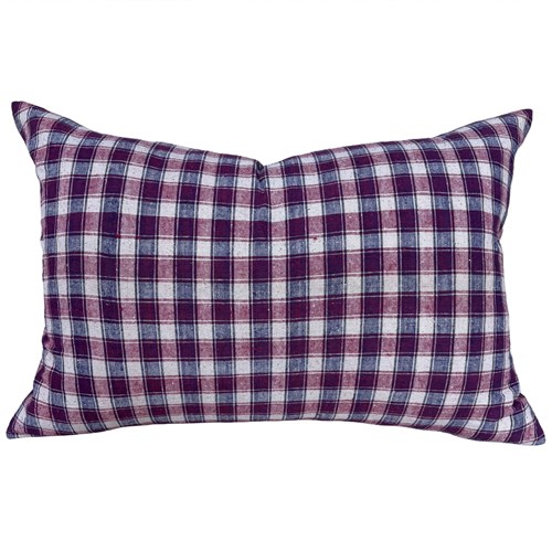Red And Blue Checked Cushions