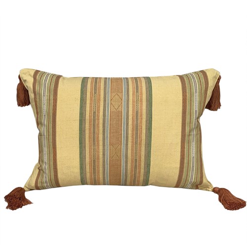 Lombok Cushions, Lemon Yellow