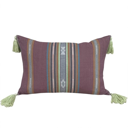 Lombok Cushions, Plum