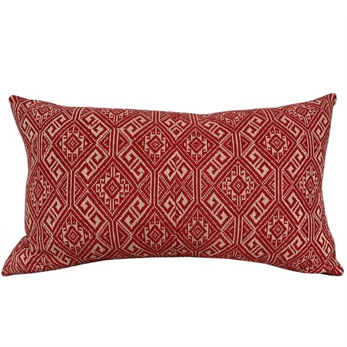 Red Dai Wedding Blanket Cushions