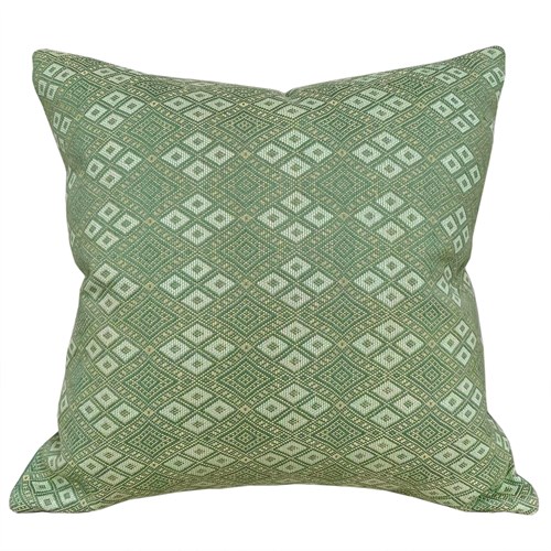 Green Brocade Cushions