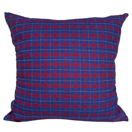 Red And Blue Checked Songjiang Cushions