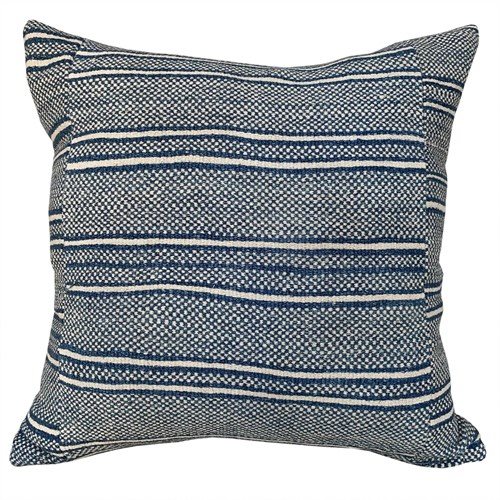 Indigo Salt And Pepper Wedding Blanket Cushions