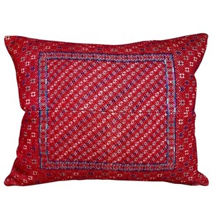 Red Zhuang Baby Blanket Cushion