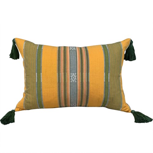 Lombok Cushions, Yellow And Green