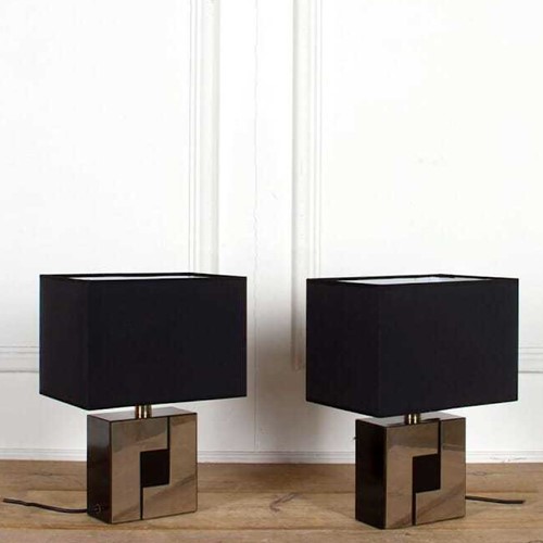 Pair of Lamps attr. to Philippe Jean