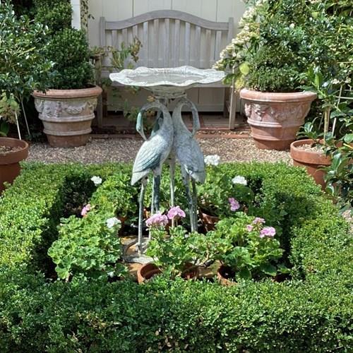 Lily Pad Birdbath
