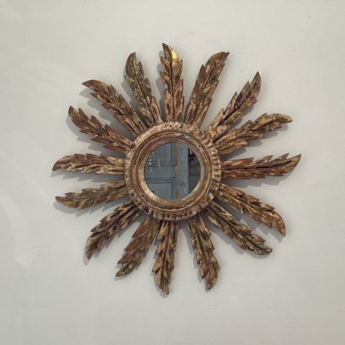 Weathered Sunburst Mirror