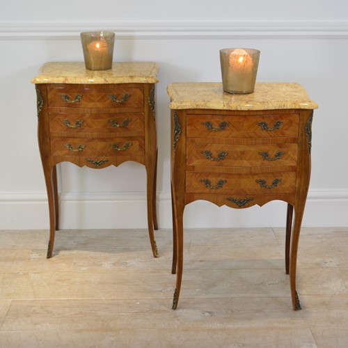 Pair Of French Bedsides