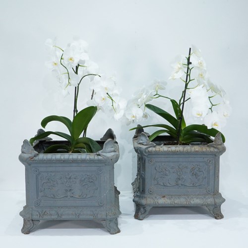 French Grey Planters