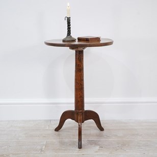 Elm Tripod Lamp Table