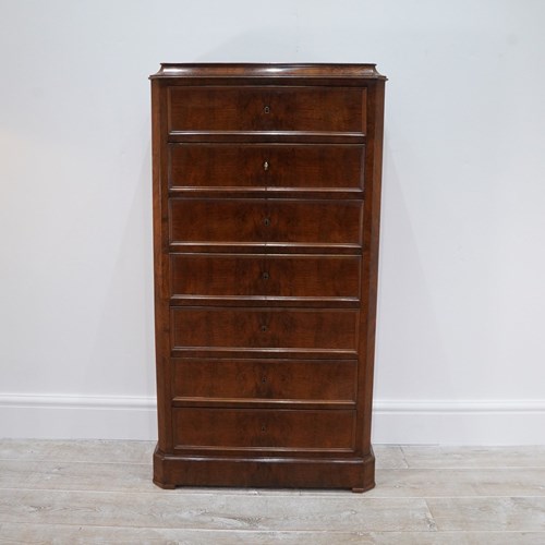 Tall Walnut Chest Of Drawers