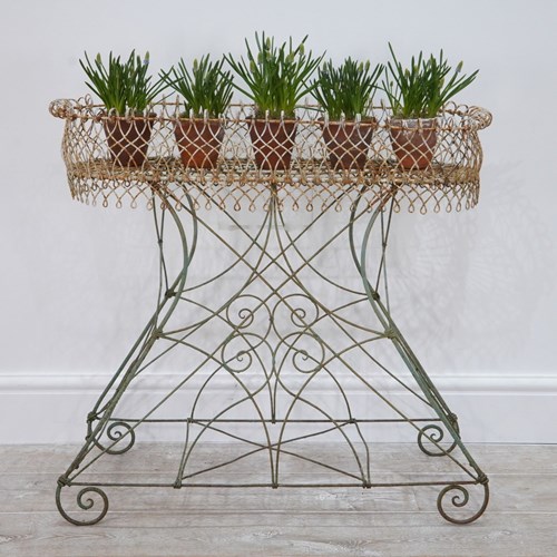 Wirework Plant Stand