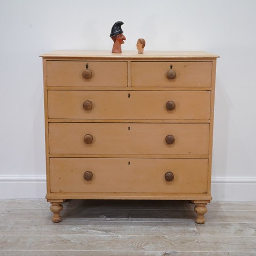 Peachy Pine Chest Of Drawers
