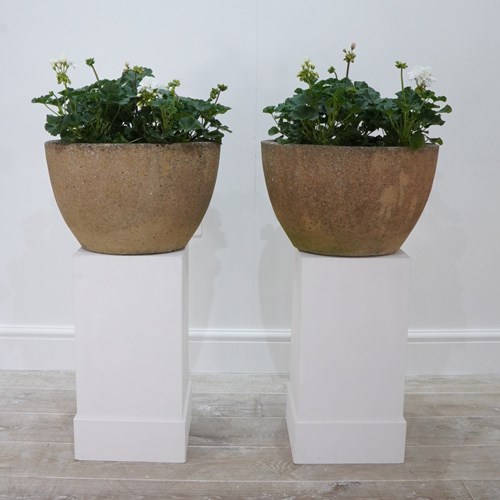 Pair Of  Tub Planters