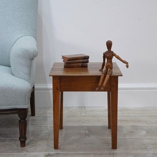 Fruitwood Stool / Side Table