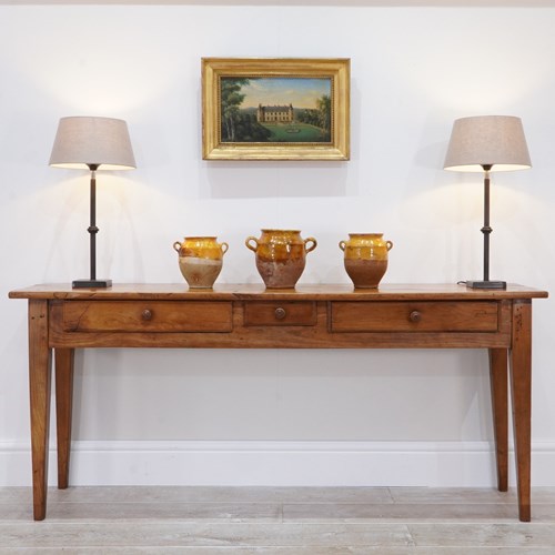 Fruitwood Console