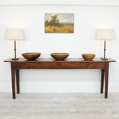 Long Cherrywood Serving Table