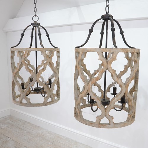 Pair Of Hanging Lanterns