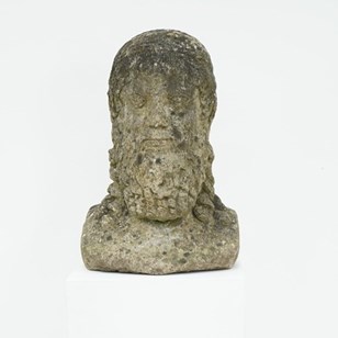 Grecian Head Statue