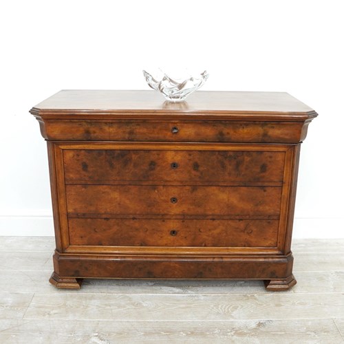 Walnut Commode Wood Top