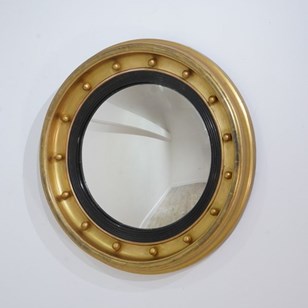 Circular Convex Wall Mirror
