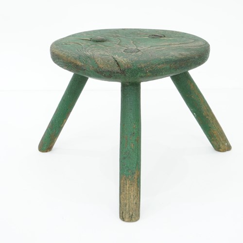 Painted Elm Stool