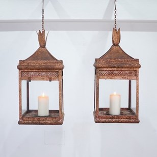 Pair Of Porch Lanterns