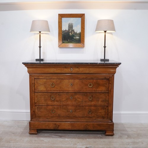 French Walnut Commode Chest