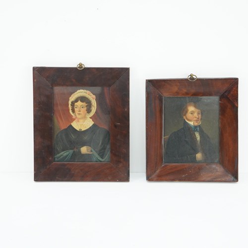 Pair Of Early Portraits