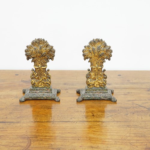 Pair Of Wheatsheaf Ornaments