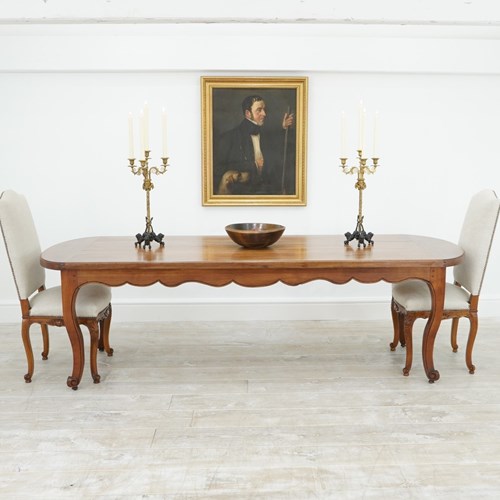 Large Fruitwood Dining Table