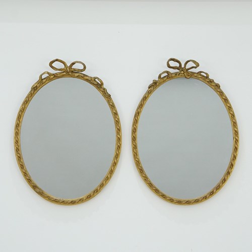 Ribbon Oval Mirrors 