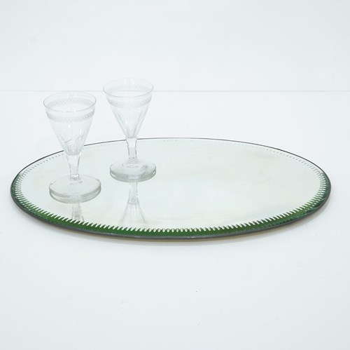 Oval Mirror Table Plateau