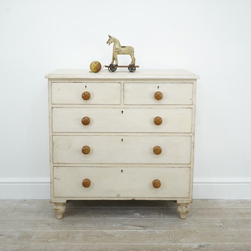 ﻿Original Painted Chest Of Drawers