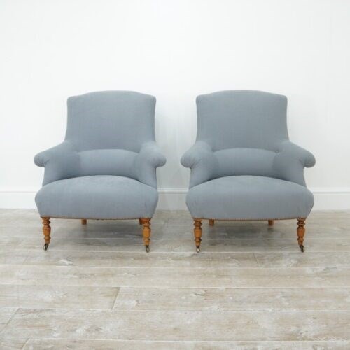 Pair Of Upholstered Armchairs