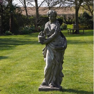 Maiden Garden Statue