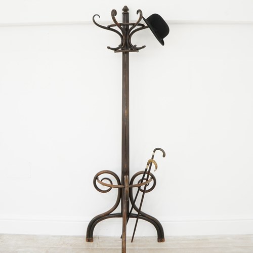 Bentwood Coat, Hat And Stick Stand