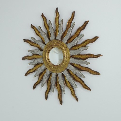 Gold And Silver Sunburst