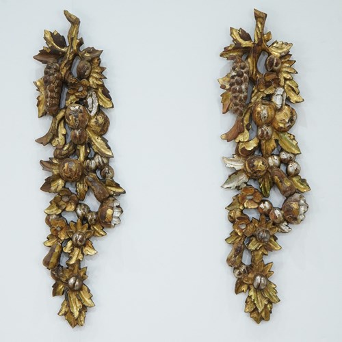 Pair Of Wood Carvings