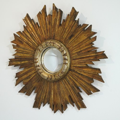 Convex Sunburst Mirror