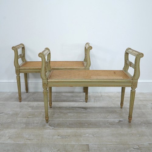 Pair Of Painted Seats