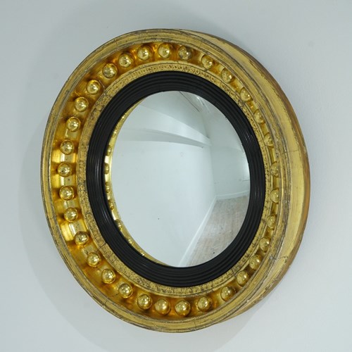 Circular Convex Wall Mirror