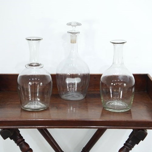 French Glass Carafes