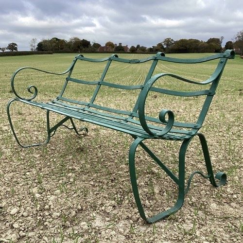 Strapwork Garden Bench