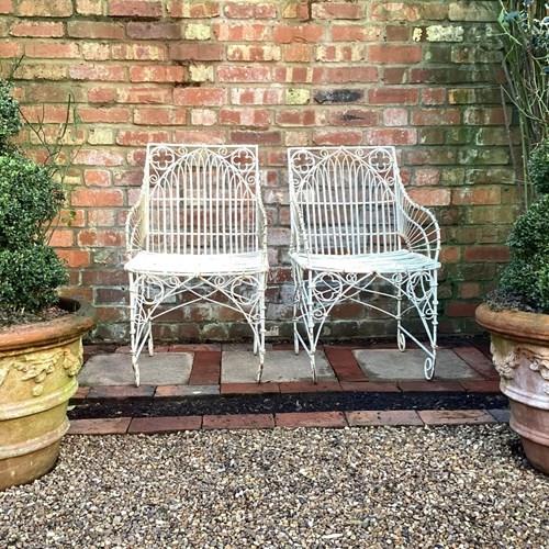 Pair Of Garden Chairs