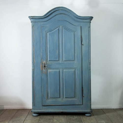 A 19Th Century, Painted Alsace Armoire