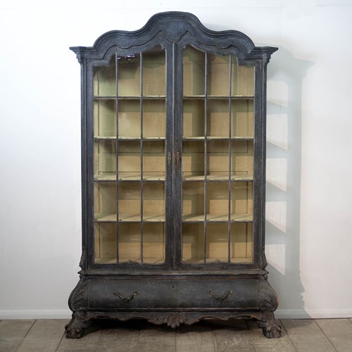 Painted Dutch Vitrine